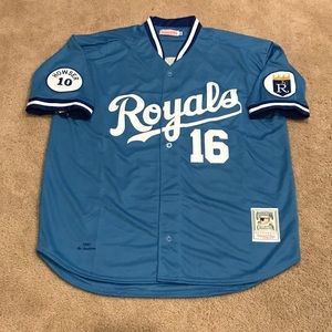 Bo Jackson Kansas City Royals Jersey Mens XL NWT 1987 Road Blue w Howser Patch